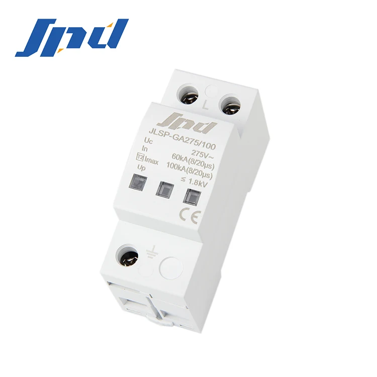 JINLI spd 275V lightning arrester 100ka surge protector 1P lightning protection components