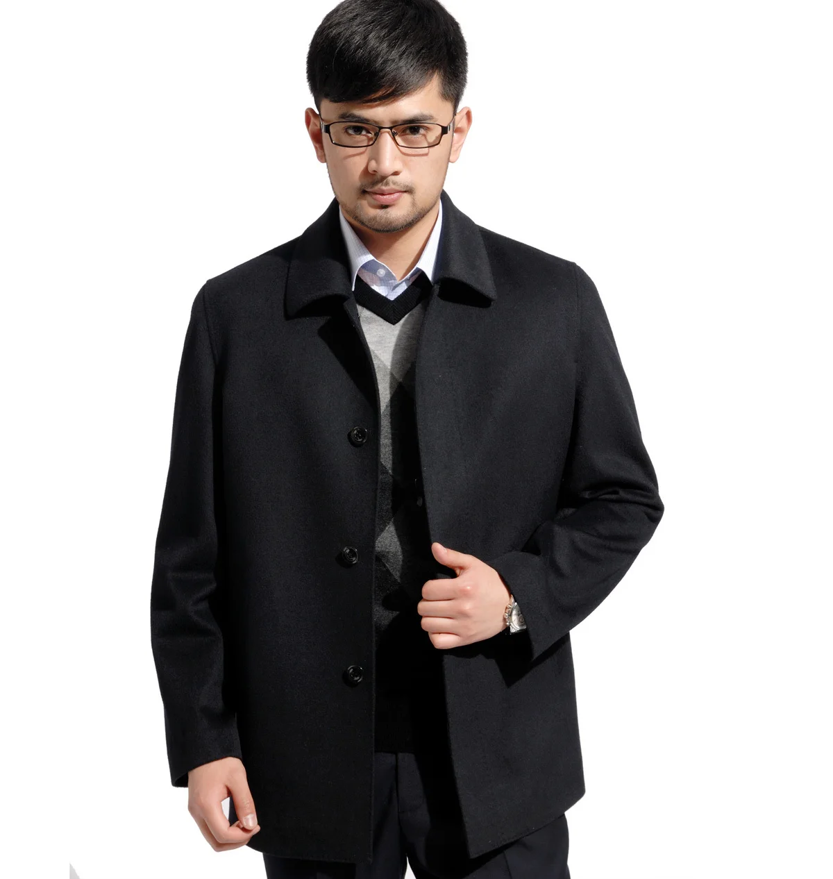 Cheap Men Long Wool Overcoat find Men Long Wool Overcoat deals on