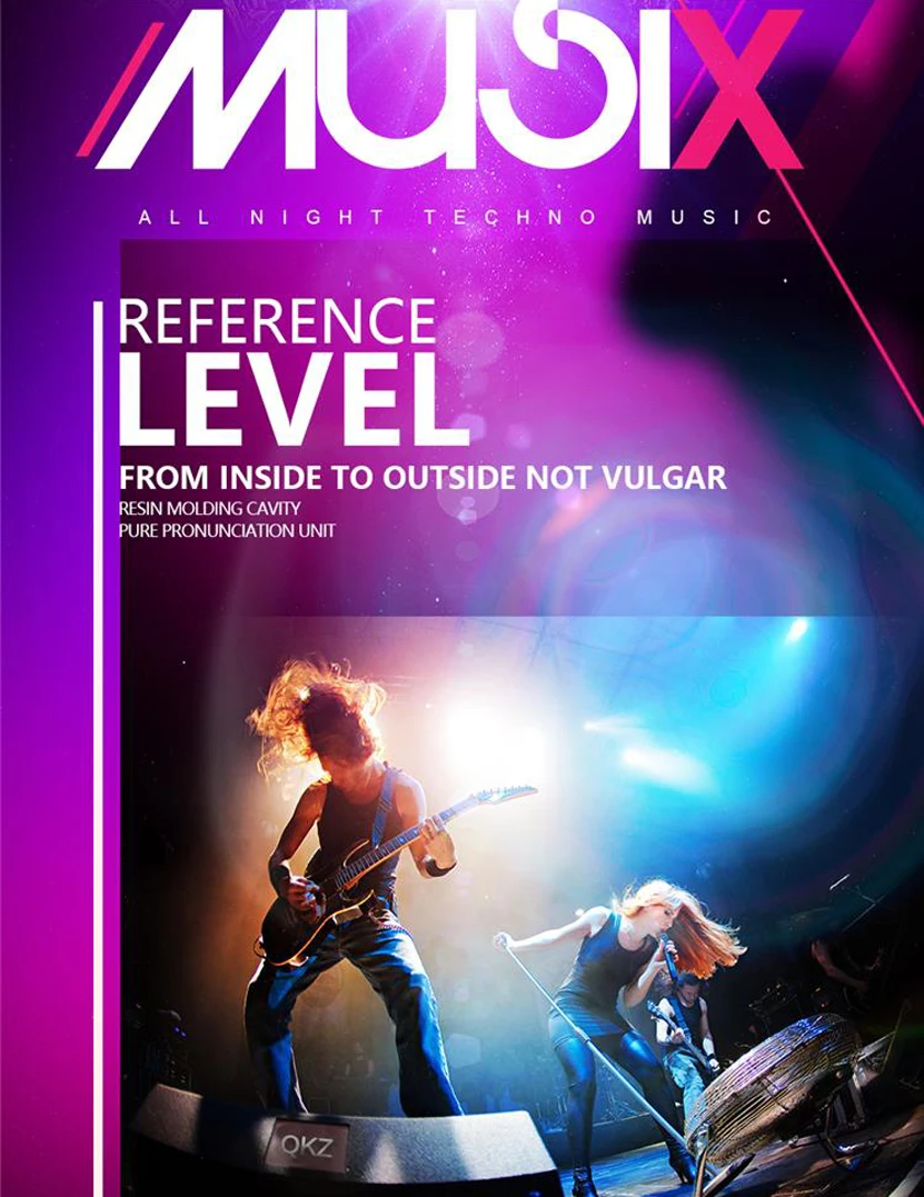 Noise Isolating Heavy Bass Wired Earphone fone de ouvido