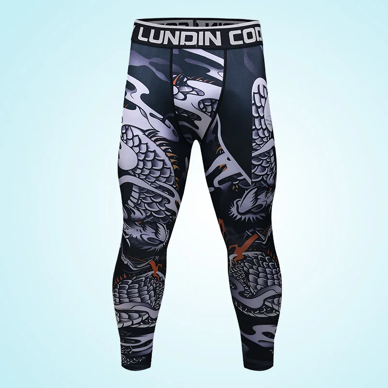 Custom Sports Athletic Wear Mens Compression Running Gym Leggings For Soccer Training