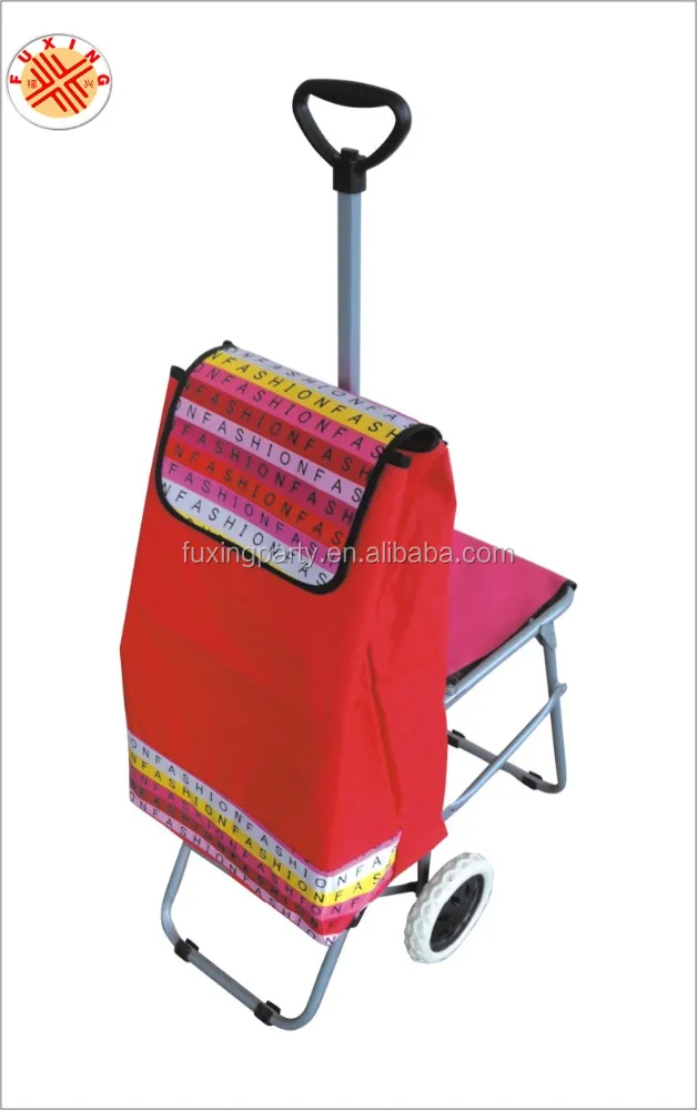 
Fuxing hand trolley shopping trolley bag stair climbing trolleyfoldable trolley climb stair 