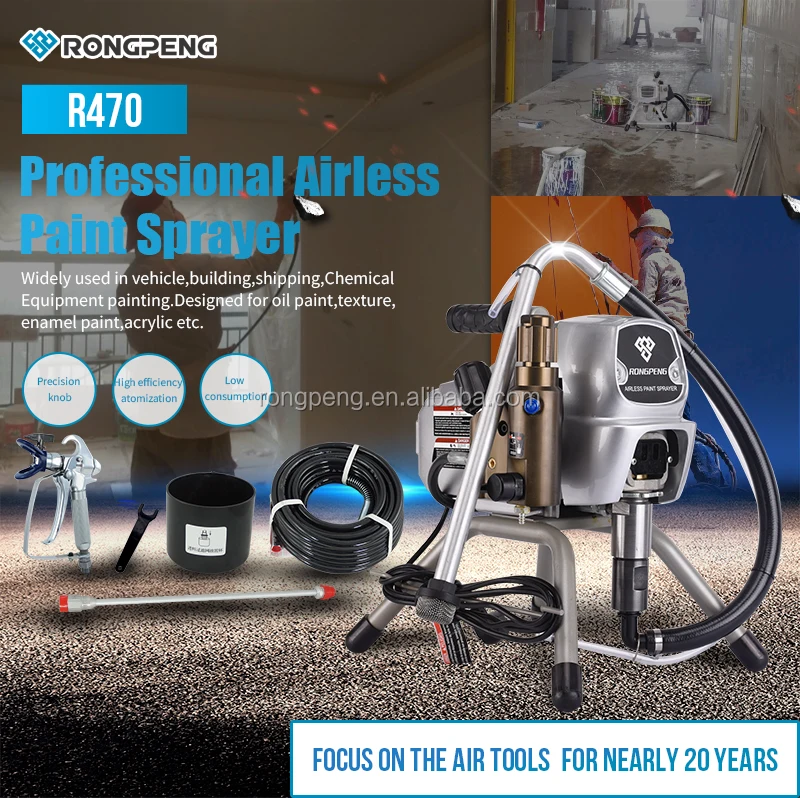 Rongpeng R470 Professional High Quality Airless Paint Sprayer Painting
