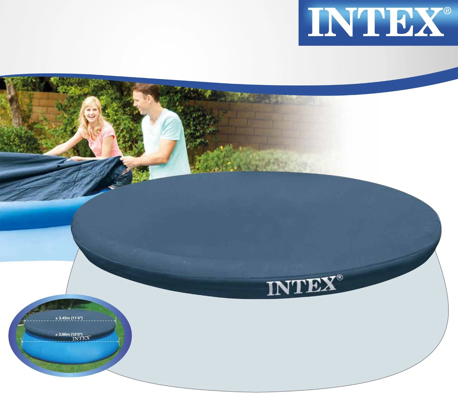 intex inflatable pool cover