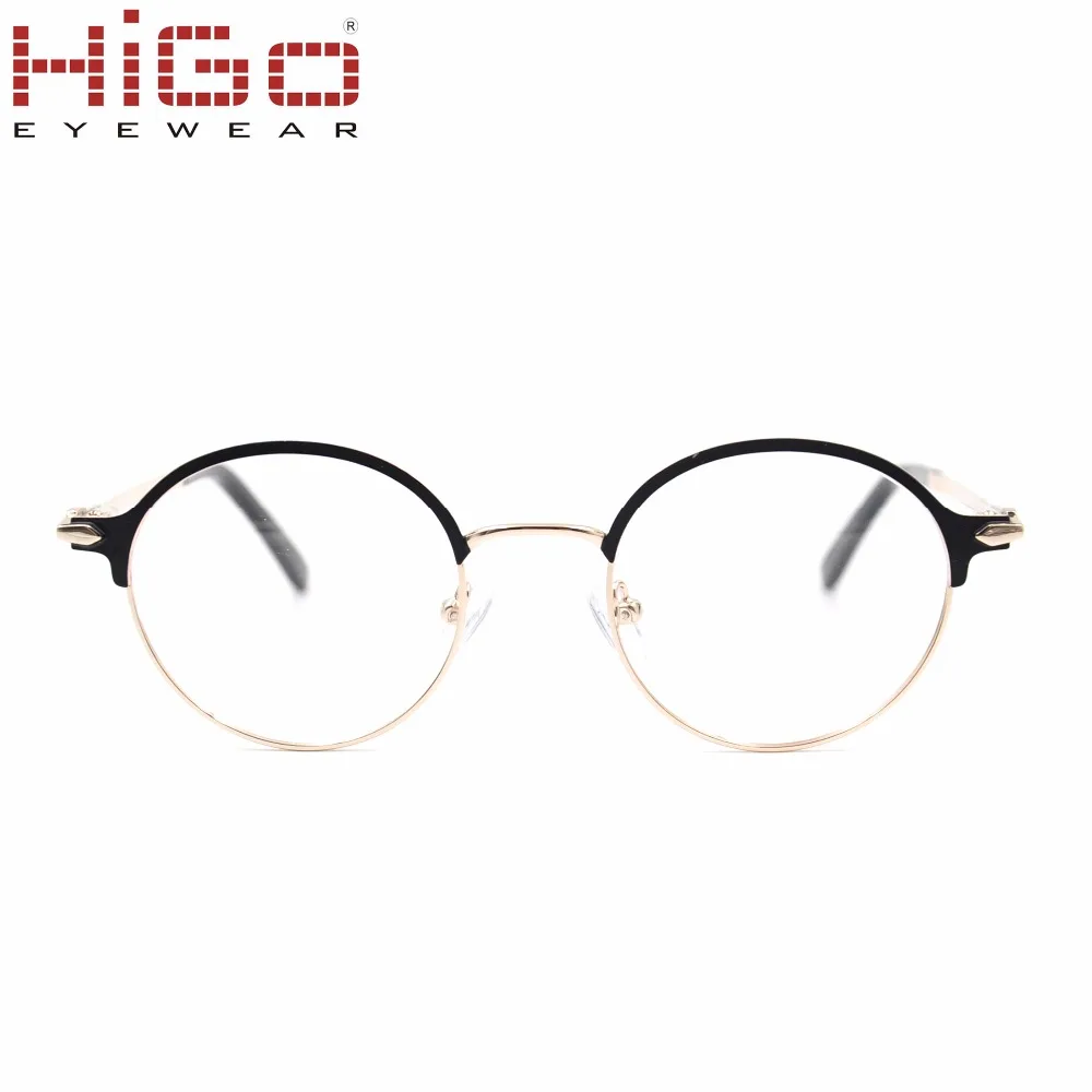 

Wenzhou Higo popular funny non-toxic metal temple stainless steel optical eyeglasses frames for kids