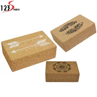 

2019 Amazon hot sell eco sets natural custom yoga cork block