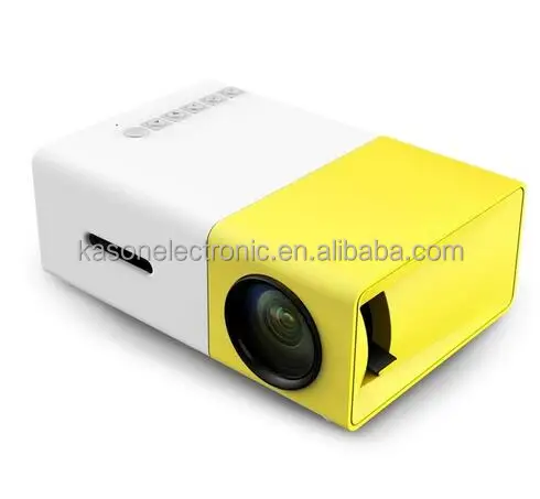 

2years warranty YG300 LED Portable Projector 500LM 3.5mm Audio 320x240 Pixel HD MI USB Mini YG-300 Home Media Player
