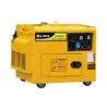 total color 100% copper single phase 220V 5kva diesel generator