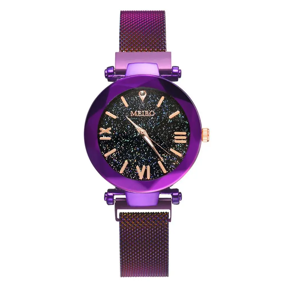 

1925 Promotion 2019 hot sale quartz watch lady women wrist Magnet buckle watch for women, 5 color available