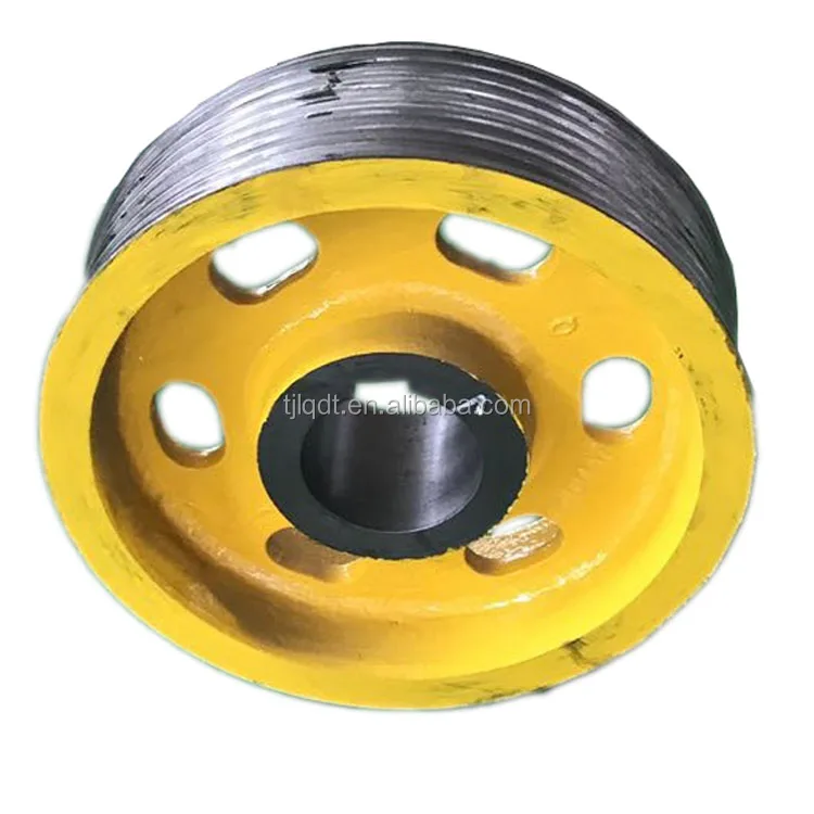 Elevator friction wheel or traction sheave,used elevator parts,electric lift