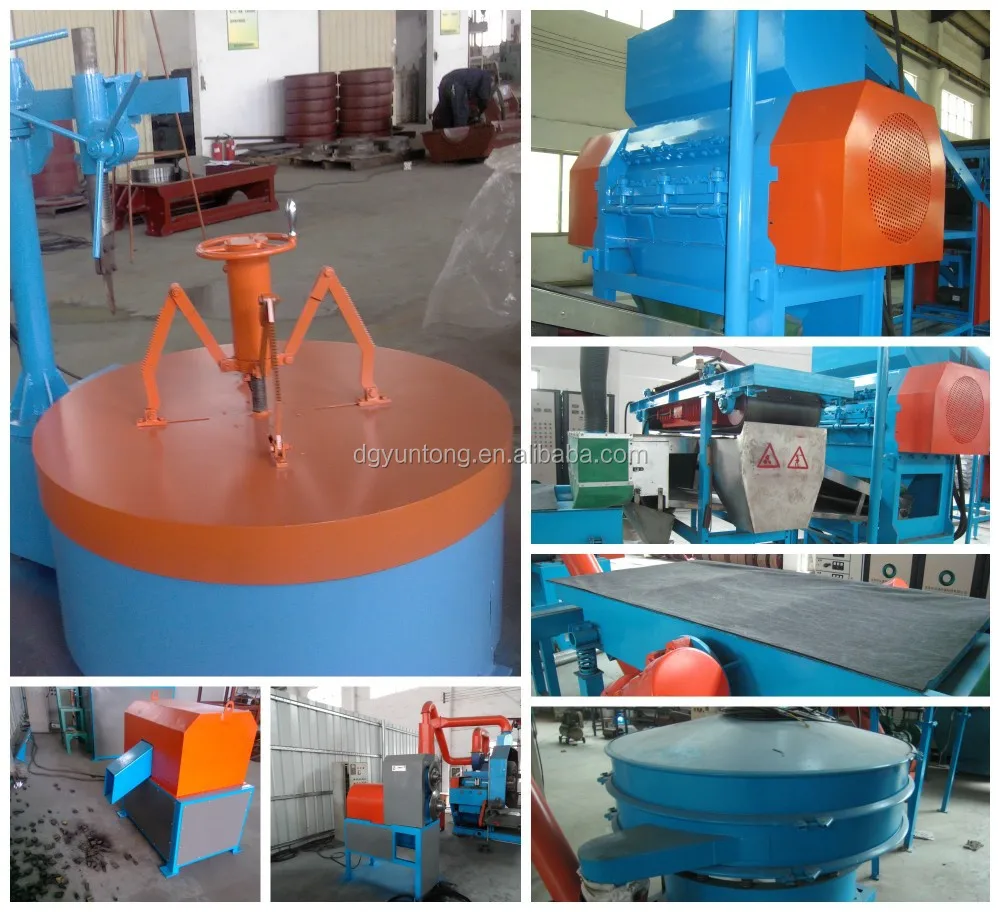 
2015 Crumb Rubber Line Producing Plant Yuntong Green Waste Mining Machine Tres Recycling Equipment 