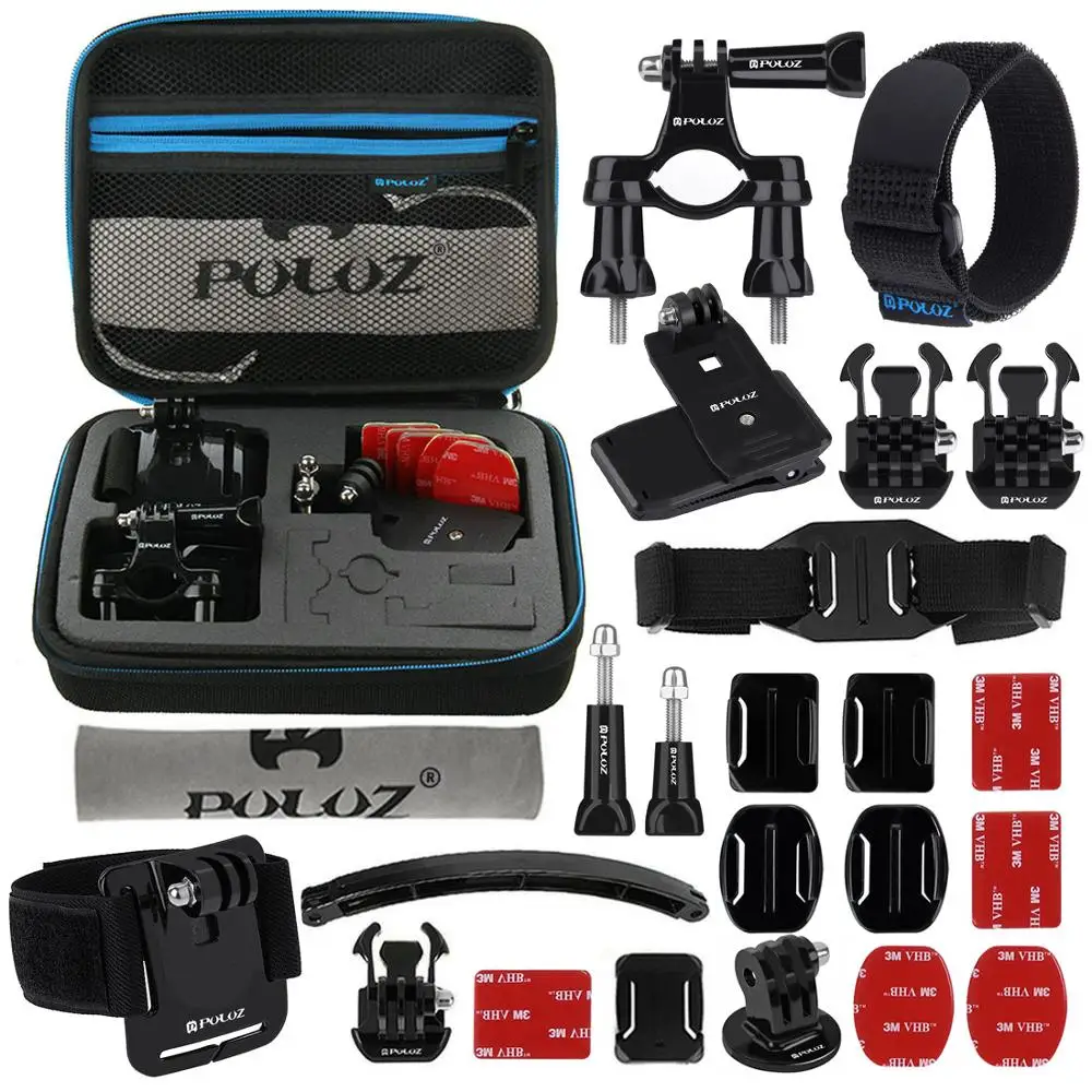 

PULUZ Gopr Camera Accessories Set 24 in 1 Sports Bike DV Set with Medium Box, N/a