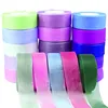 Custom Wide Solid Color Pattern Sheer Organza Ribbon, Blue Organza Ribbon