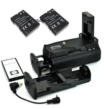 2-Step Vertical Shutter Battery Hand Grip For Nikon D3100 D3200 D3300 D5500 DSLR as MB-D31 MBD31+ IR Remote Control +2 x EN-EL14