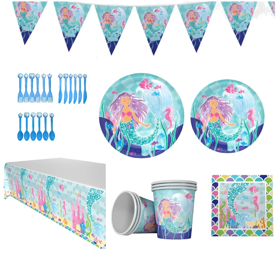 Wholesale Happy Birthday Party Supplies Tableware Birthday Party Set