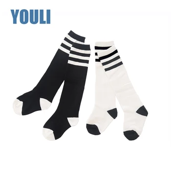 kids white knee socks