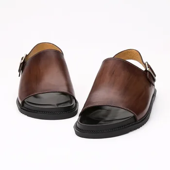 leather sandal for man