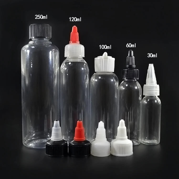 30ml 60ml 100ml 120ml 250ml 4oz 500ml Flexible Plastic Bottle With Flip ...