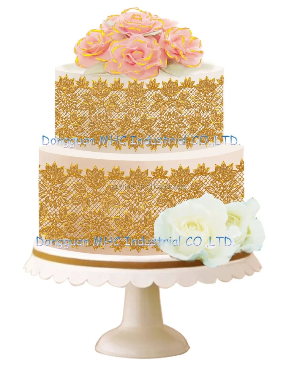 

wholesale silicone mhc cake lace mat home garden, Pantone color