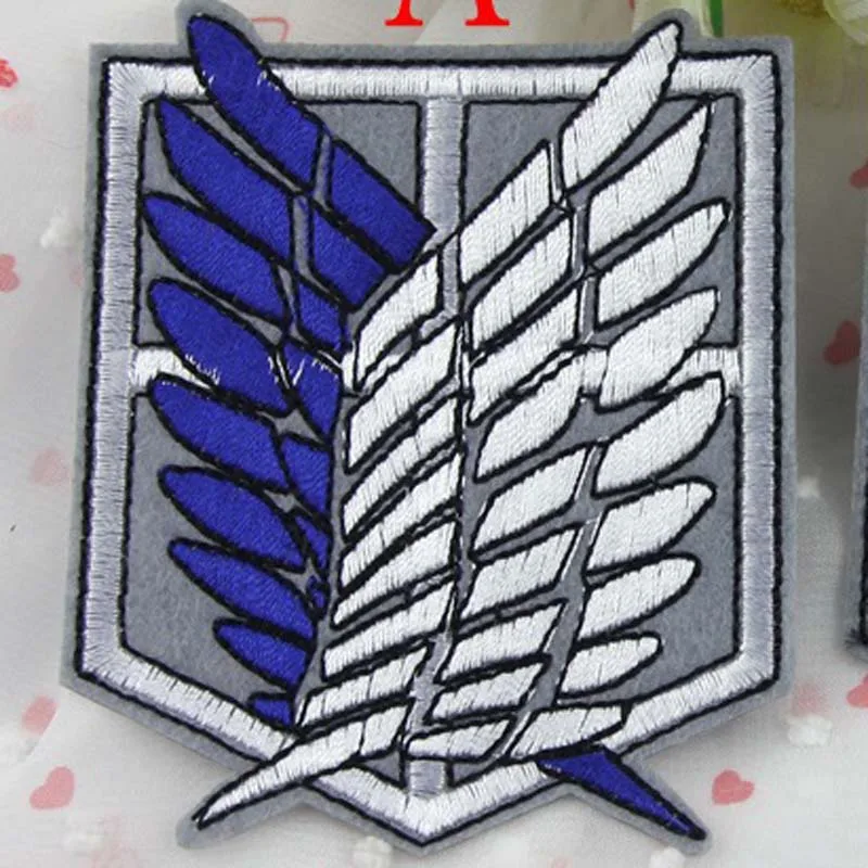 Cartoon Iron On Anime Attack Wings Of Freedom On Embroidered Titan Clothes Patch For Clothing Girls Boys Cartoon Iron On Iron Oniron On Patch Embroidered Aliexpress