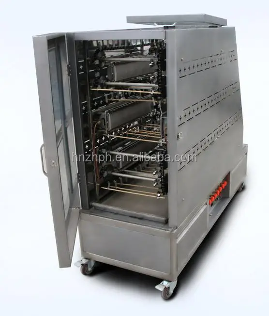 Industrial Factory Price Automatic Rotating Chicken Barbecue Grill