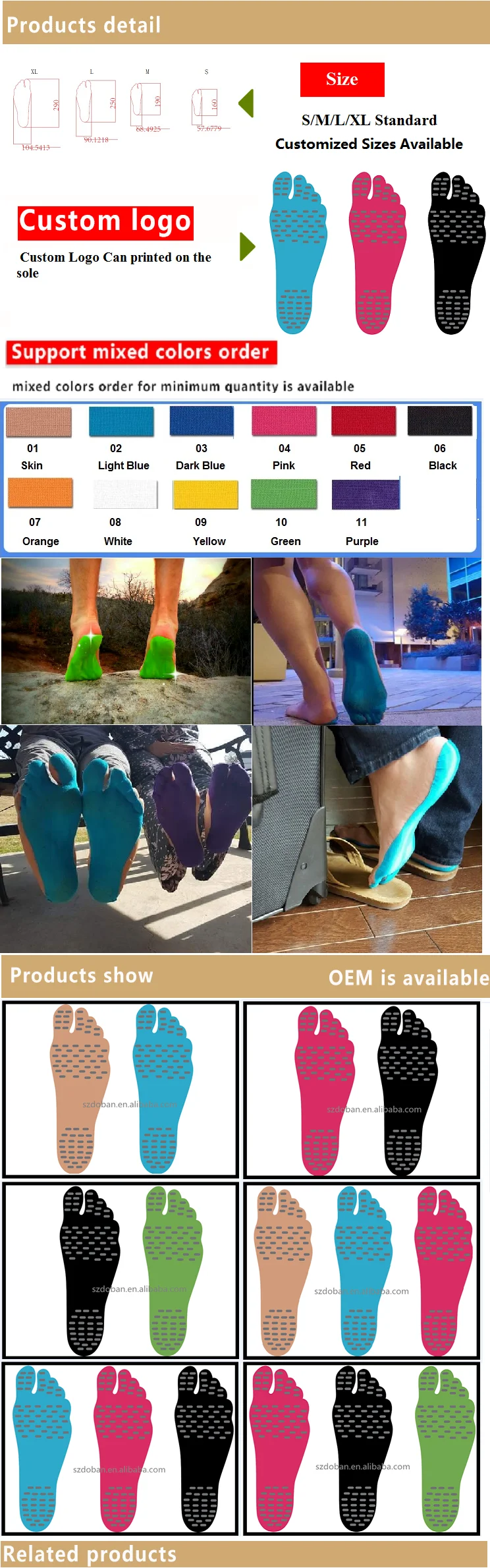 Wholesale Price Buy Best Nakefit Sticker Shoes In Naked Feet