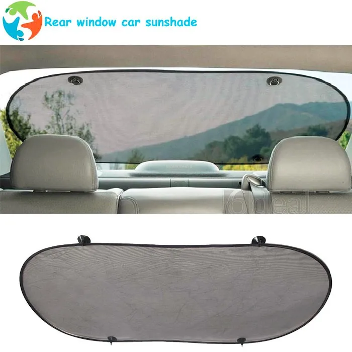 White Color Dupont Car Window Sunshades Logo Printing Car Sunshade For
