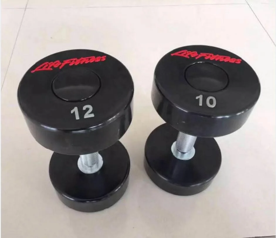 

High Quality Lifefitness PU Dumbbell (DKA019), Black