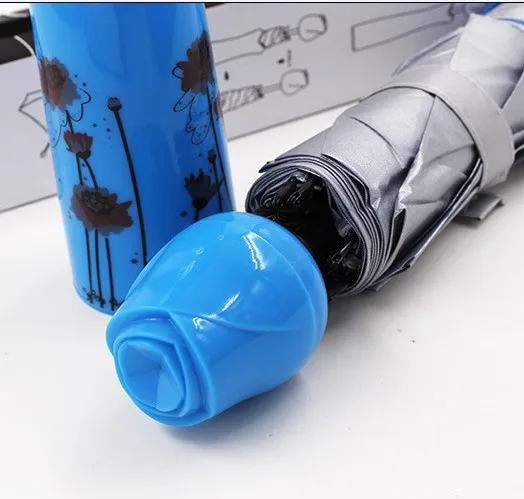 Cheap Promotional Rose bottle umbrella