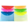 Neon color Document file clear bag