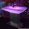 Modern Lighted up 16 Color Remote Control Wireless Portable Bar Restaurant LED Table