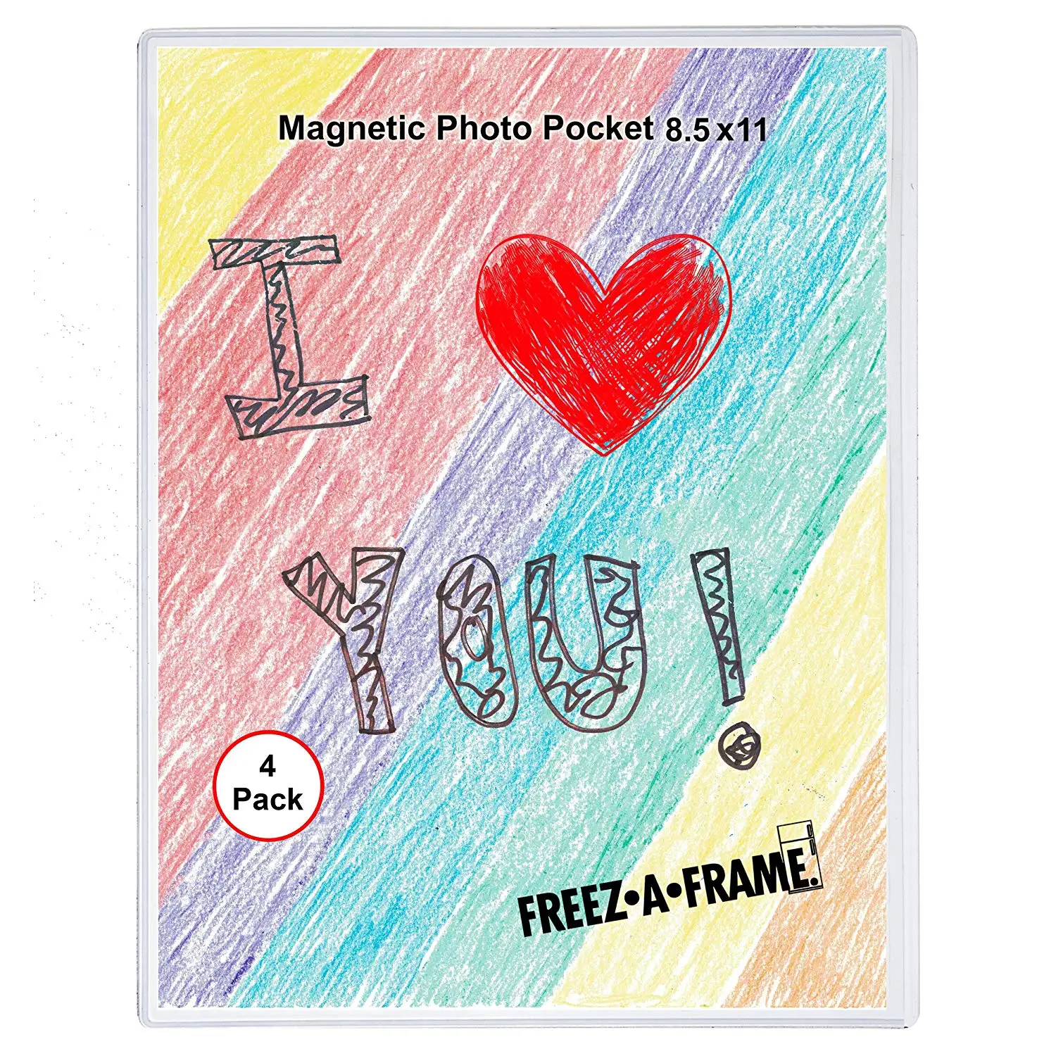 4 or any Magnetic Surface 8 Pack 2 5 x 7 Freez A Frame Clear Magnetic Picture Frames For Refrigerator School Locker 2 4 x 6 Photo Pockets 8.5 x 11