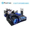 Zhuoyuan Six seats VR dark mars simulator with various special effects and 360 degree games