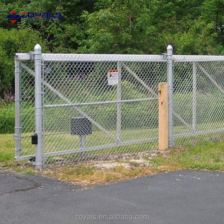 
hot sale House usage motorized garden fence gate automatic sliding gate simple design 