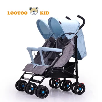easy fold double stroller