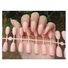 25 Colors Choose 24Pcs Sheet False Nails Pure Color Tips Artificial French Nail Art Extension Accessories Fake Nail Tips NA0104