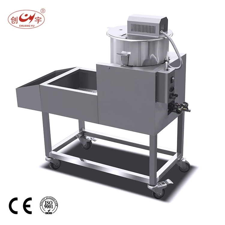 
Chuangyu Hot Selling Products Commercial Automatic Gas Popcorn Machine With Stainless Steel 