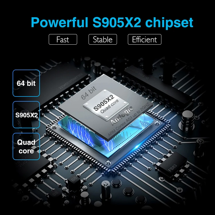 New Arrival Amlogic S905x2 4gb Ram 32gb Rom 2.4g 5g Dual Wifi Stb 4k ...