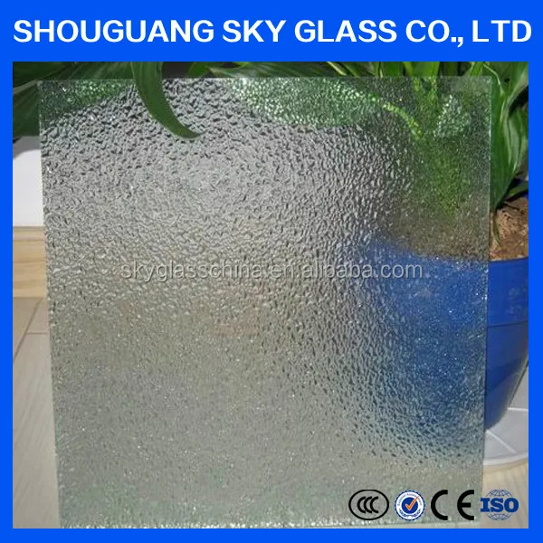 
5mm bronze and clear Nashiji,Malu Patterned art Glass for decoration 