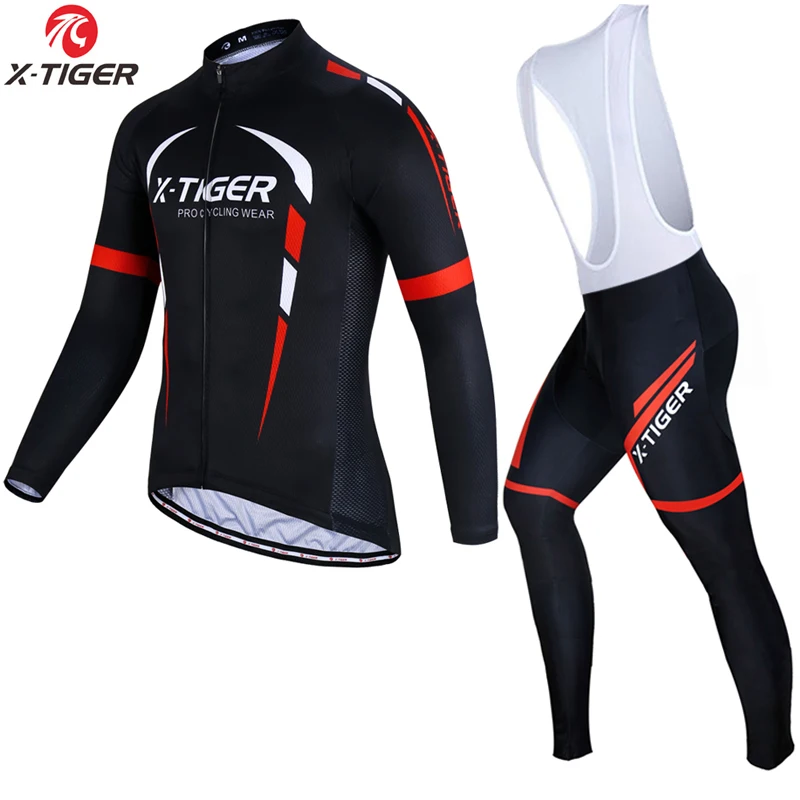 

X-TIGER Pro Winter Thermal Cycling Jersey Set Keep Warm Mountain Bicycle Cycling Clothing MTB Bike Cycling Clothes Suit, N/a