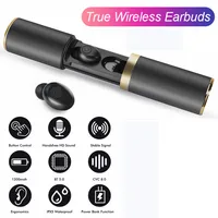 

2019 F9 tws Wireless Earbuds Rechargeable Earphones Waterproof and Noise Cancelling with Micro gift for christmas