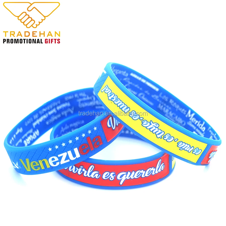 

custom silicone arm band silicone rubber wristband debossed silicone bracelet, Customized color