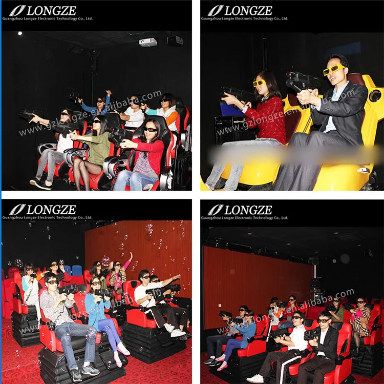 Hot Sale Factory Theater 4D Virtual Reality Chair Game Machine 12D Equipment 9D Simulator 5D Cinema