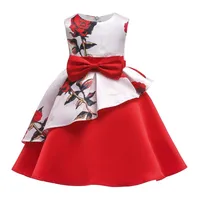 

Flower Girl Dress Princess Butterfly Ruffle Bow Ball Gown Dresses For Wedding Birthday Party Y10492