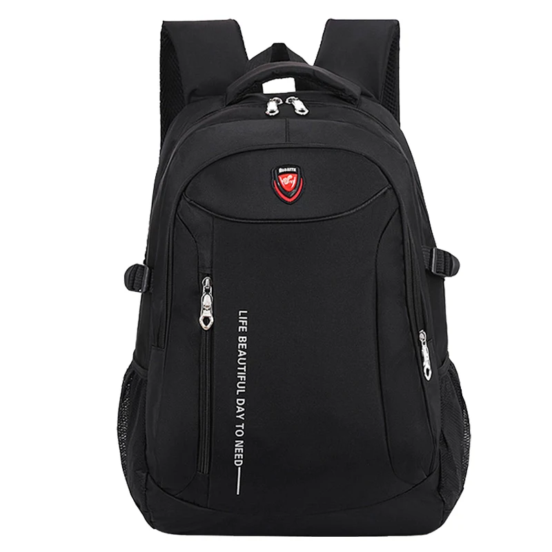 

New design fashion hot sale school bag with computer compartment the best cheapest back pack, Black