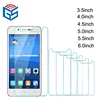 2018 Accessories Tempered Glass Universal Screen Protector 3.5 Inch Mobile Phone