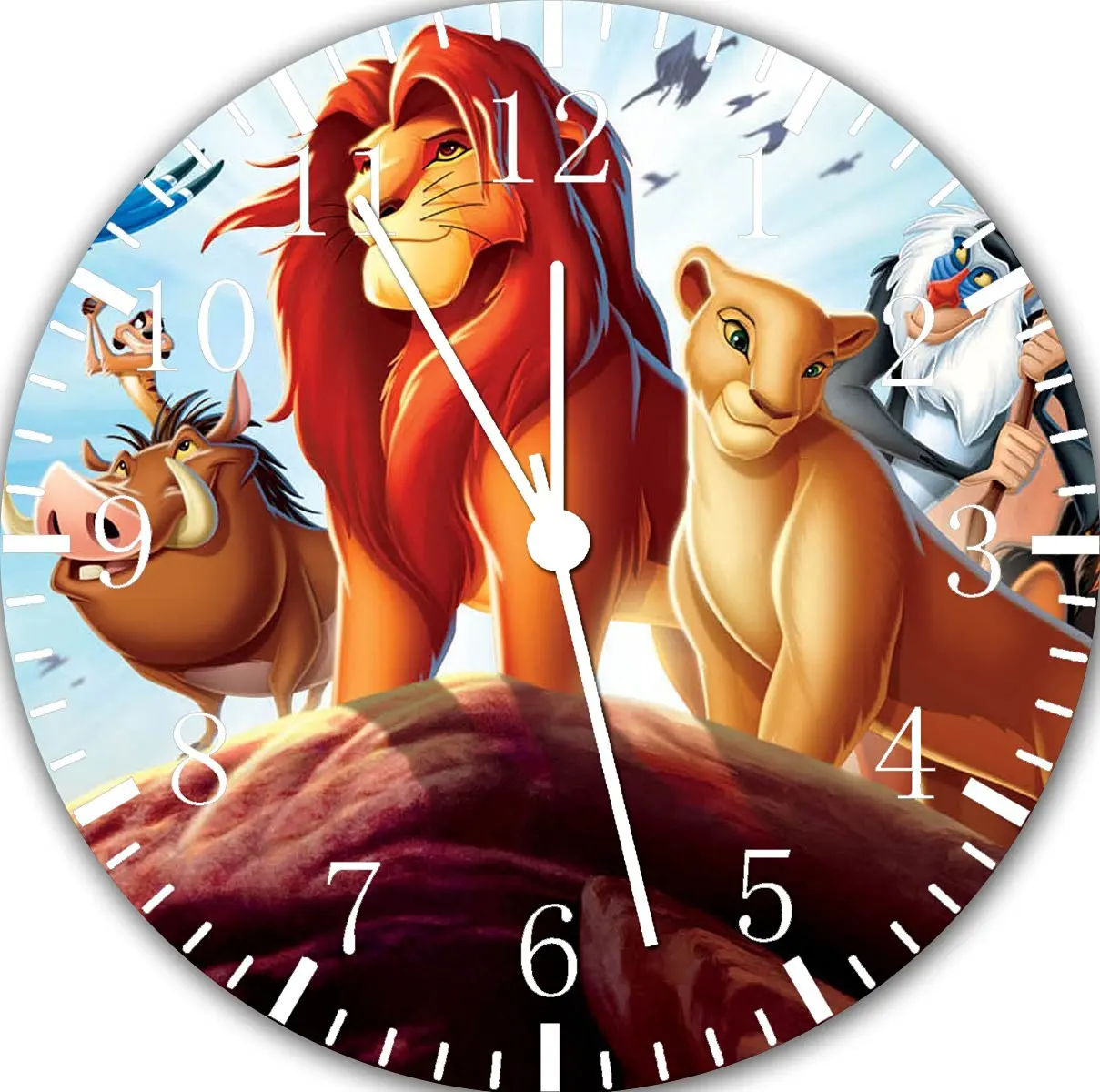 Час диснея. Часы настенные Disney. Часы Король Лев. Сувениры Король Лев часы. Светильник настенный Король Лев.