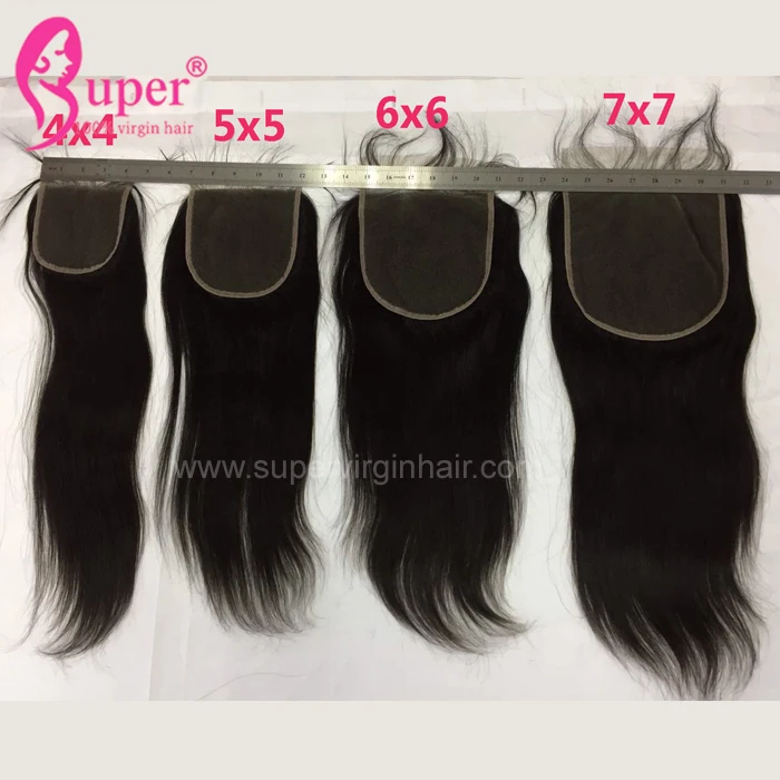 

Material Swiss Lace Frontal Closure 4x4 5x5 6x6 7x7 Bleached Knots Wholesale Virgin Straight Hair Extensions Vendors