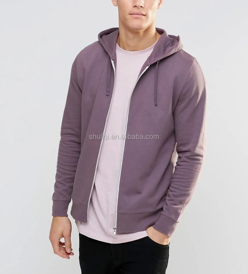 plain zip up hoodie