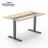 dual motors 2 stage height adjustable stand up table using electronic engines