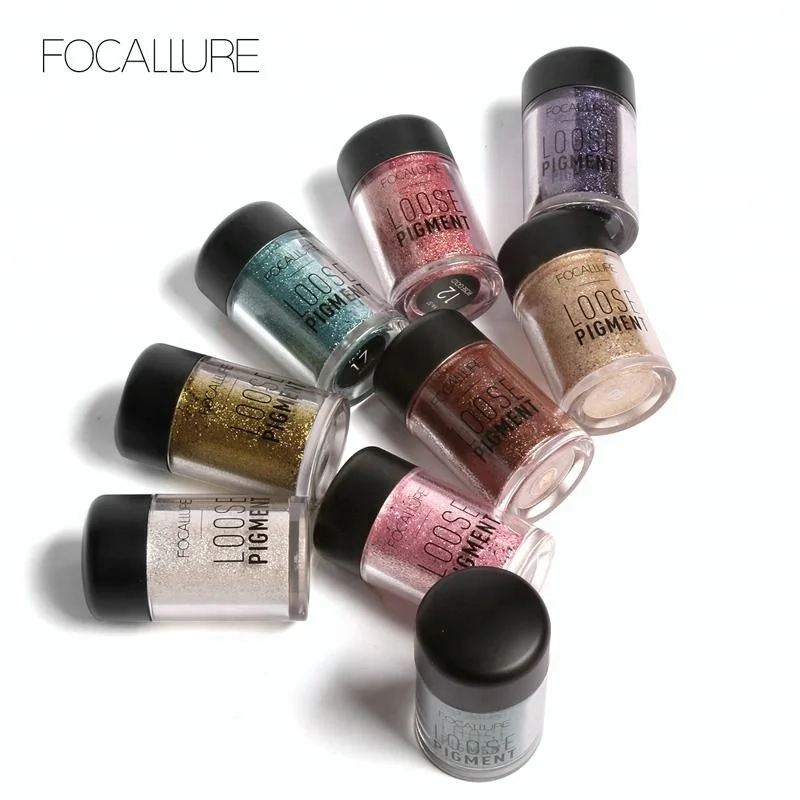 

Focallure High Pigment Eyeshadow Waterproof Metallic Flash Powder Glitter Mineral Spangle Stage Makeup Eye Shadow